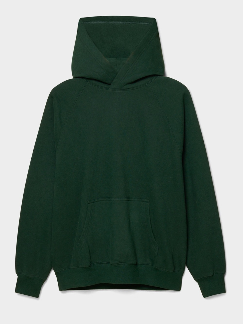Aritzia Cozy Sweatfleece Boyfriend Boxy Zip Hoodie – Fig Green – XL
